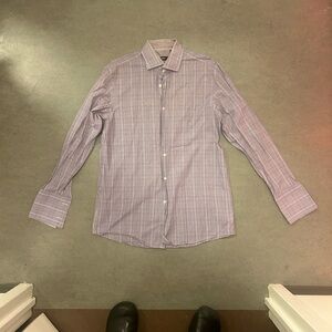 Men's Purple Striped Shirt